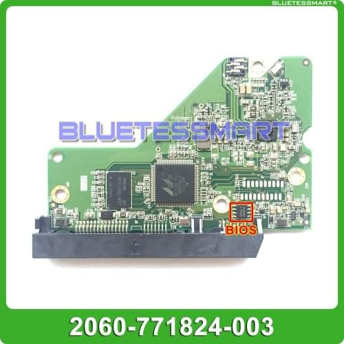 HDD PCB logic board 2060-771824-003 REV A for WD 3.5 SATA hard drive repair data recovery