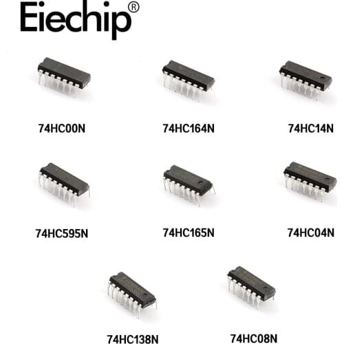 SN74HC00N SN74HC04N SN74HC08N SN74HC14N SN74HC138N SN74HC164N SN74HC165N SN74HC595N DIP SHIFT REGISTERS Electronic diy kit