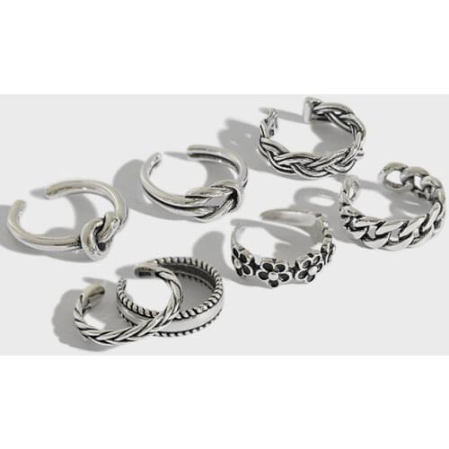 1pc Size2 -size4.75 Small Size Authentic S925 Sterling Silver FINE Jewelry Midi Toe Ring adjust TLJ594