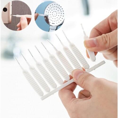 A Box Of Shower Head Anti-clogging Small Brush Shower Head Cleaning Brush Pore Gap Cleaning Brush Bathroom Cleaning Tools