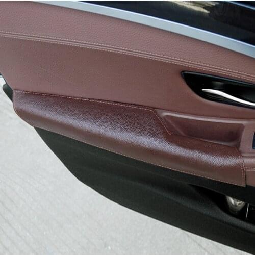 Genuine Leather Door Armrest Cover For BMW 5 Series F10 F18 2011-2017 Car Interior Driver Side Door Armrest Handle Panel Cover