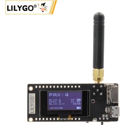 LILYGO 2Pcs TTGO LORA32 V2.0 868/433Mhz ESP32 LoRa 0.96 Inch SD Card Bluetooth WIFI ESP32 ESP-32 Module With Antenna