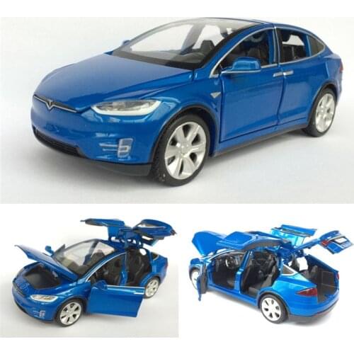 Tesla Model Car X90 Boys Toys for Children Pull Back Car Boys Kids Toy