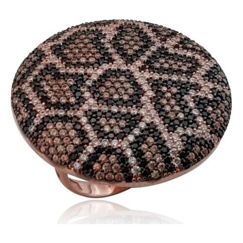 Python Statement Women Rings 925 Sterling Silver Leopard Ladies Rings for Women