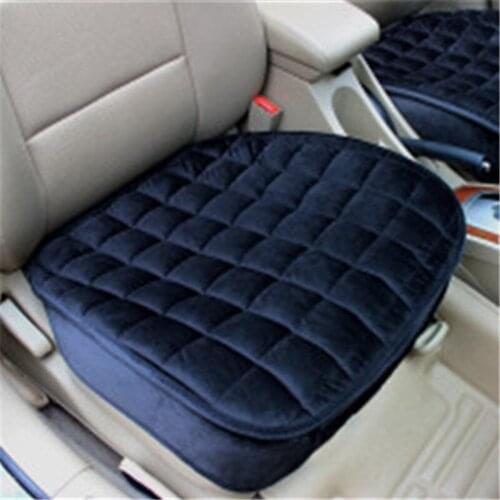 Flocking cloth not moves car seat cushions non slide auto seat cushion universal keep warm winter car accessories seat cover