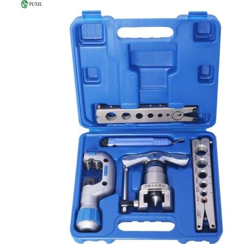 Ratchet Flaring Flare Tool Set 6-19mm Gas Brake Line Application Tubing Refrigerator Refrigeration Repair Tools Expander Sets