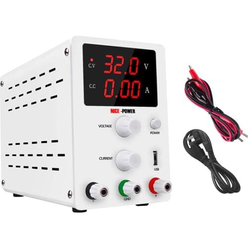 New Arrival Digital Bench Regulated Switching DC USB Power Supply 30V 10A Adjustable Laboratory Bench Power Source Regulator DBW