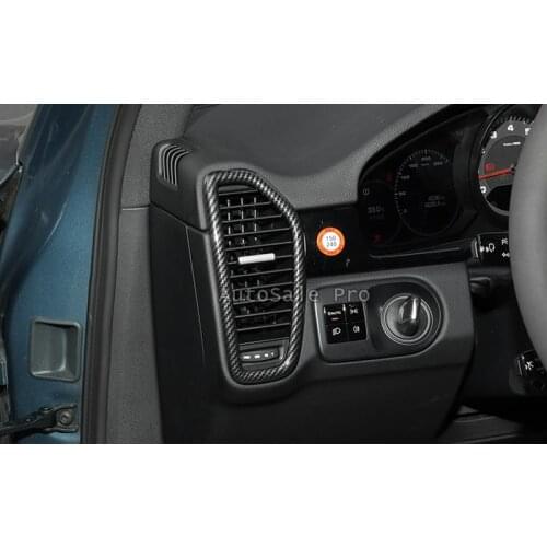 Only Fit For European Car Model) Interior Dashboard Side Air Outlet Cover Trim ABS 2pcs For Porsche Cayenne 2018 2019
