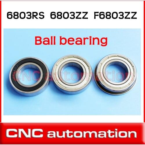 2pcs F6803ZZ Flanged bearing shielded flange groove ball bearing 17x26x5mm 6803ZZ 61803 6803RS S6803ZZ S6803ZZ stainless bearing