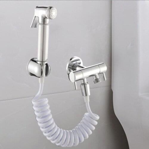 #Durable Spring Shower Hose Toilet Bidet Sprayer Telephone Line Plumbing Hose Bathroom Accessories Water Nozzles Hot
