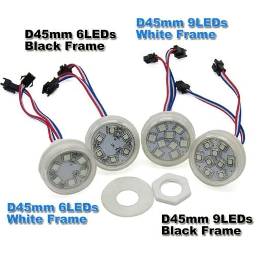 12 v 45mm 50pcs ucs1903 rgb led pixel led module light modulos de led smd5050 ip68 waterproof rgb nodes pixel letter spain store
