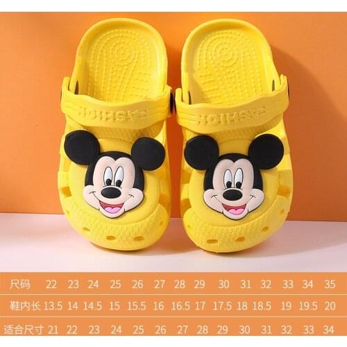 Disney girls sandals, spring and summer sandals, high-end, Minnie cartoon childrens slippers, new series in 2021