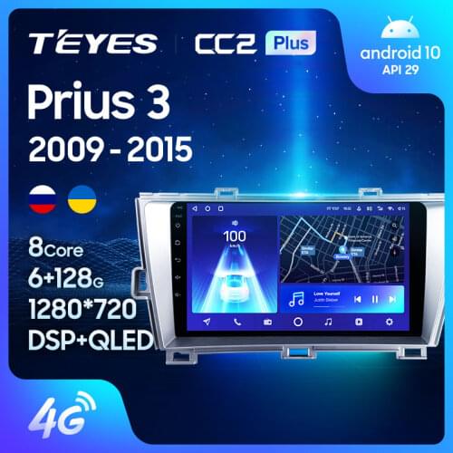 TEYES CC2L CC2 Plus For Toyota Prius 3 XW30 2009 - 2015 Right hand driver Car Radio Multimedia Video Player Navigation GPS Android No 2din 2 din dvd