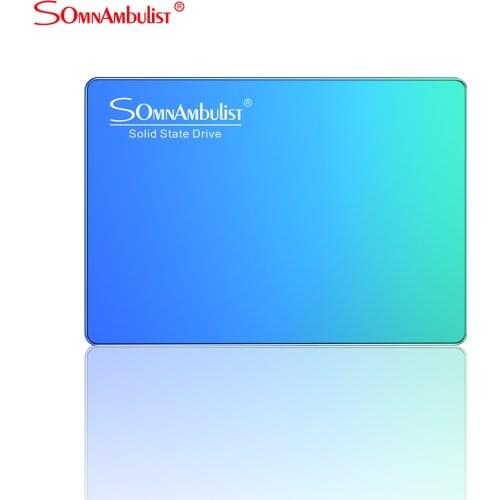 Color gradient blue cyan 60G 120G 240G 480G 2T solid state hard drive desktop SATA notebook SSD