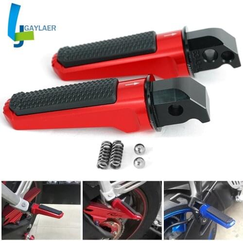 Rear Moto CNC Footrests Foot Pegs Foot Rest for Honda CBR650F CBR 650F 2014-2019 CBR500R CBR650R NC 700 750 S X NC750S/X VFR800F