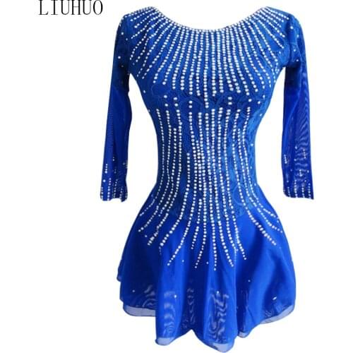 Figure Skating Dress Womens Girls' ice skating dance costumeslatin dance costumes Elegant Training Competition Skating costumes
