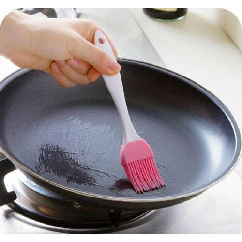 1PC Silicone BBQ Brush Tool Bread Cookie Oil Cream Cooking Basting Brush Silicon Kitchen Gift Pastry Tool Bakeware 17*3cm