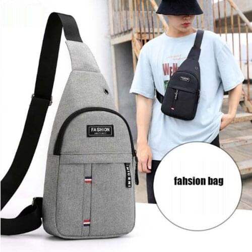 2021 New Male Canvas Shoulder Bags Crossbody Bags Men Anti Theft Chest Bag School Summer Short Trip Messengers Bag