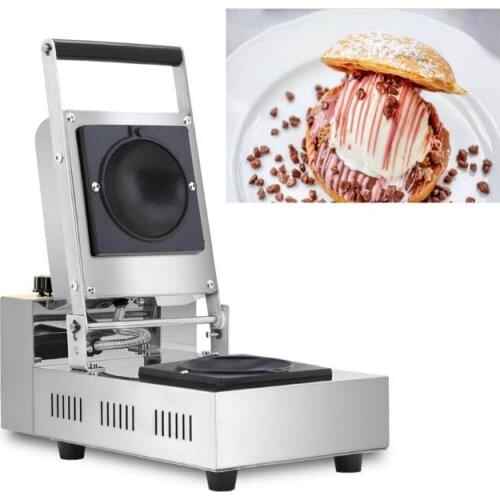 Free shipping Hot Snack Machine Italian Brioche Bread Krapfen Warmer 220V Ice Cream Gelato Panini Maker/Press