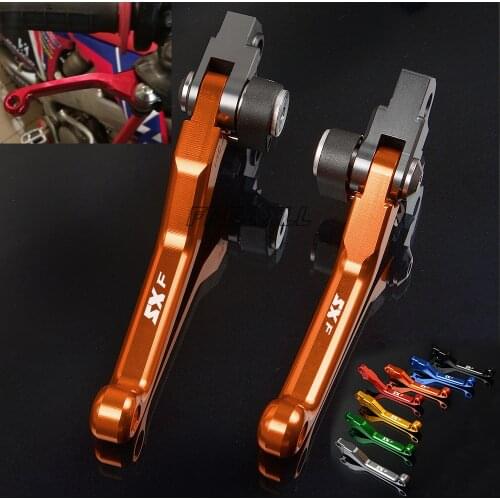 For 450SX-F 505SX-F 450 505 SXF SX-F CNC Motorbike Accessories Motorcycle Dirt Bike Pivot Brake Clutch Lever Grips
