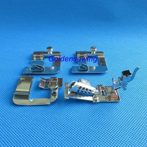 For Singer Viking Kenmore Brother Low Shank bias tape binder,Roller hemmer foot