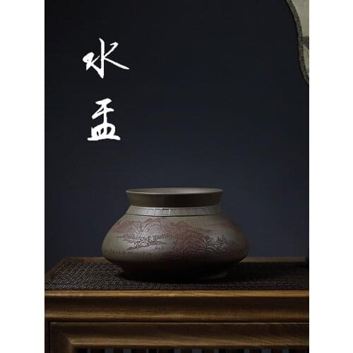 Violet arenaceous water jar tea furnishing articles yixing purple sand water jar