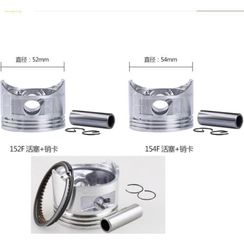 Generator Piston Kit(with Piton,Rings,clip,pin) for 152 152F 154 154F 2.5HP 3HP 97CC/GX100 Honda Engine, 1KW Spare Parts