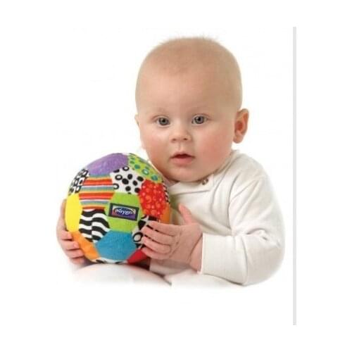 Colorful Cloth Football Toy Baby Cloth Bell Ball Learn To Creep Infant Soft Colorful Baby Toys