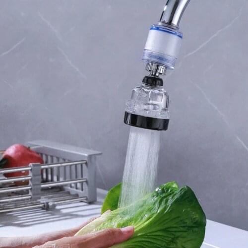Kitchen Faucet Rotating Splashproof ChlorineRemoval Filter three-stage shower to increase pressure and save water Purify Tool