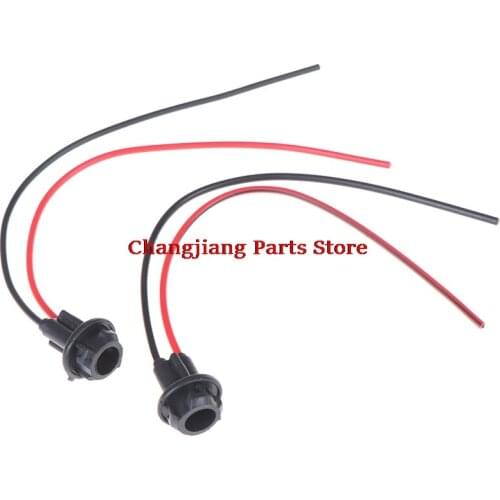 New 2 PCS/Lot T10 W5W 168 194 Dashboard Gauge LED Light Lamp Bulb Fog lights Socket Holder for Auto Car