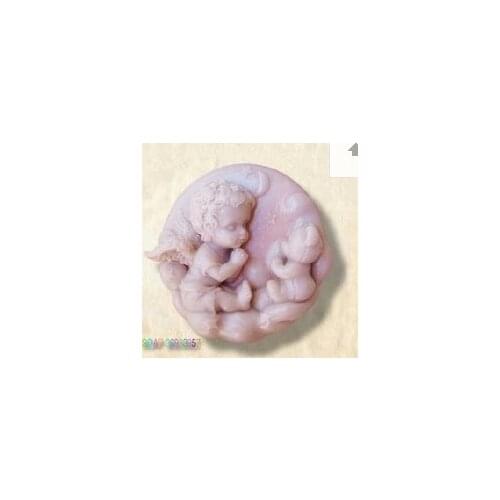 New Playing Angel S0168 Craft Art Silicone Soap mold Craft Molds Handmade soap molds