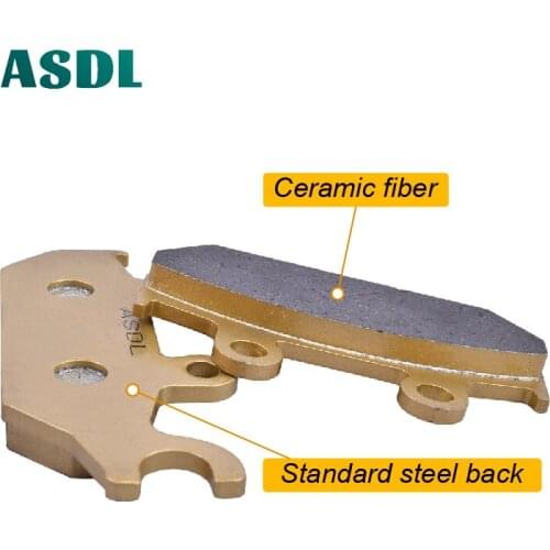 Motorcycle Front & Brake Pads For YAMAHA TZR 50 1993-2002 XT 500 600 XTZ 660 1991-1998