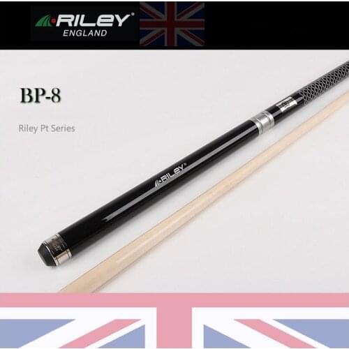 RILEY PT Series BP-8 Pool Cue 1/2 Split Stick 11.85mm Everest Tip Professional Maple Shaft SS Acculoc Joint with Good Extension