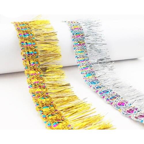 2 yards/Lot 5.5cm Silk Tassel fringe sewing bang tassel trim decorative Curtain Tassel for Craft Jewelry DIY Graft Making