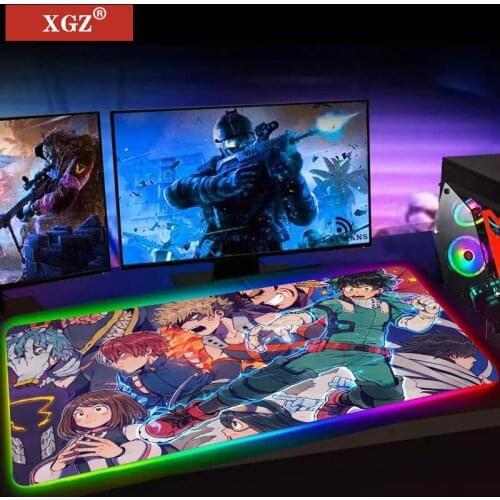 XGZ Luminous Animation Mouse Pad RGB Large Computer Notebook Desk Mat, Suitable for Game Player Pads,accessories and Peripherals