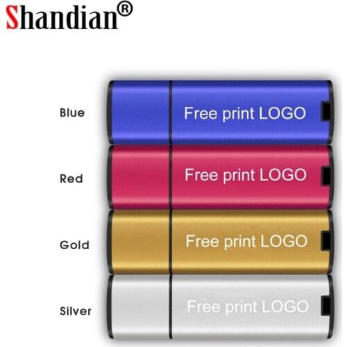 SHANDIAN USB flash drive pen drive 64GB 32GB 16GB 4GB cute plastic rod flash disk memory stick gadget pendrive photography gift