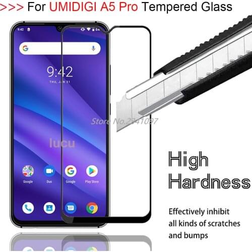 9H Full Cover Tempered Glass For UMIDIGI F1 S3 A5 Pro One Max F1 Play Anti Blue-Ray Screen Protector Privacy Protective Film