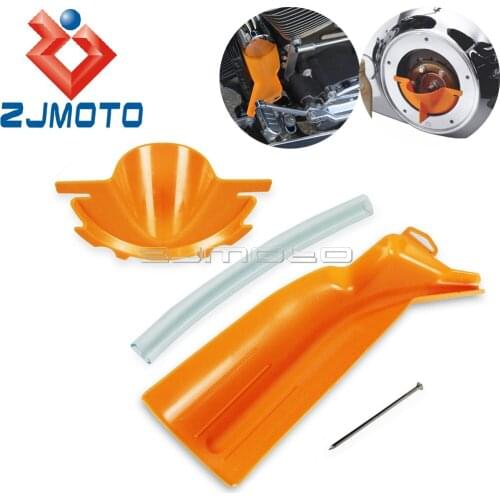 Oil Fill Refill Funnel Oil Catcher Drain For Harley '99-'05 Dyna '00-'06 Softail '99-'06 Touring Twin Cam '84-'00 Evolution 1340