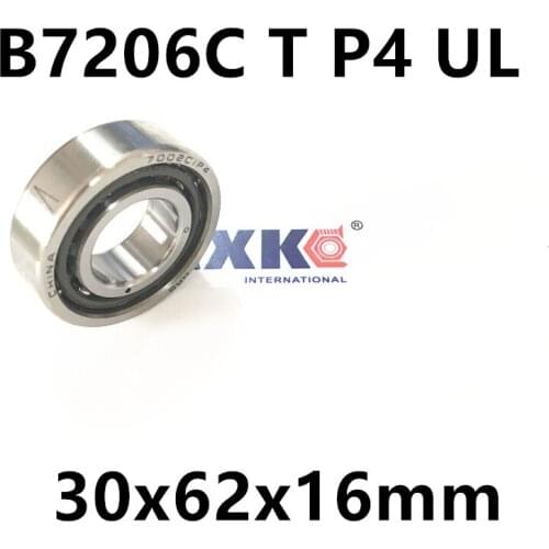 Angular Contact Bearings Speed Spindle KOYO NSK 1pcs AXK Steel Ra 0.05 Inc ABEC-7 Ask 7206 7206C B7206C T P4 UL 30x62x16