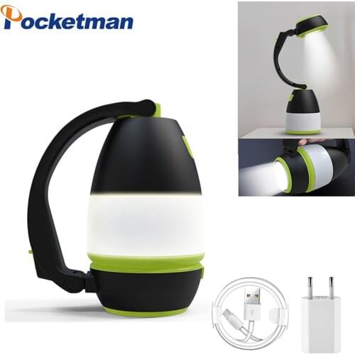 100W LED Camping Lantern Portable Emergency Light USB Rechargeable Flashlight Lantern Table Lamp for Hurricane Emergency Fishing