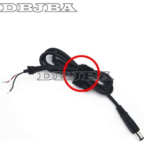 2PCS DC 7.4 x 5.0 7.4*5.0mm Power Supply Plug Connector With Cord / Cable For DELL For HP Laptop Adapter 90W 65W Charger