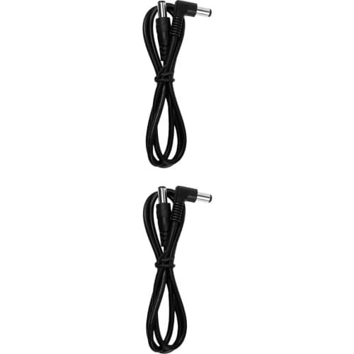 2 pcs Guitar pedal power cord DC 5.5 x 2.1mm Effect power cord cables Electric guitar Piano accessories