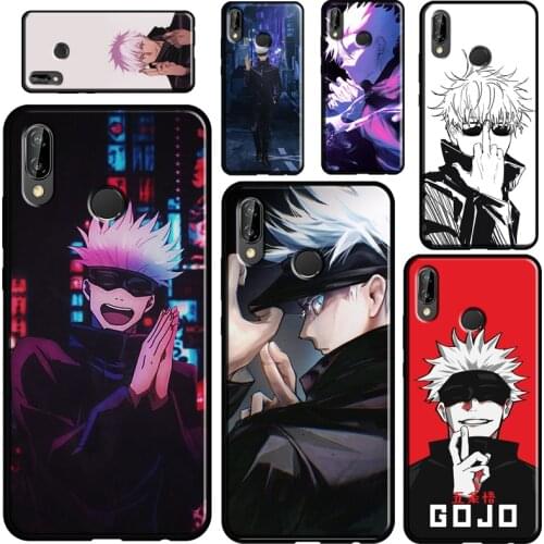 Gojo Satoru Jujutsu Kaisen Anime Case For Huawei P30 P40 P10 P20 Lite P Smart 2021 Nova 5T Cover For Honor 20 Pro 8X 9X 10i