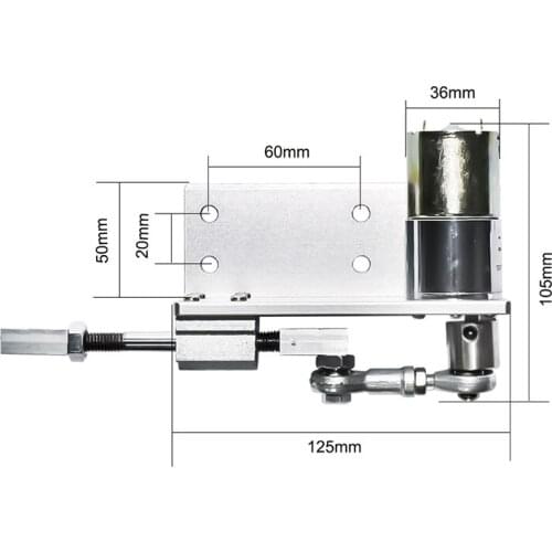 DIY custom linear reciprocating motor DC 12V 24V stroke 5mm10mm with speed governor
