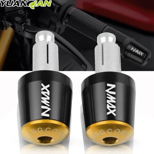 For YAMAHA NMAX155 NMAX 155 N-MAX 125 NMAX CNC Motorcycle Accessories 7/8" 22MM Handlebar Hand Grips Handle Bar End Cap