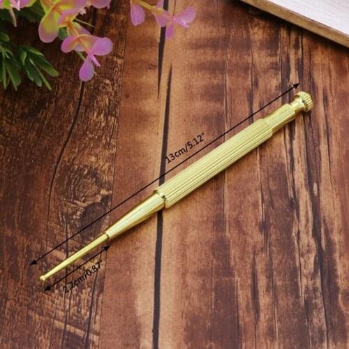 Elastic Copper Auricular Exploration Detection Point Pen Ear Acupressure Massage U2JD