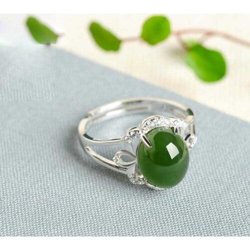 Fine jewelry 100% Jade 10mm Green Multicolor Jadeite laboratory-created 925 Silver Hook