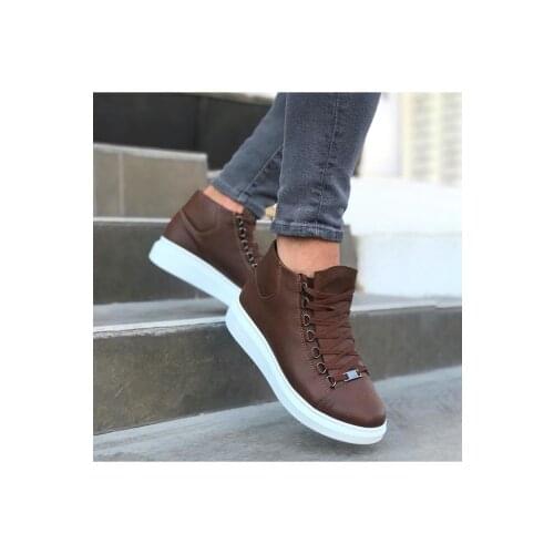 Wagoon WG032 Taba Laced Sneakers Half Ankle Boot