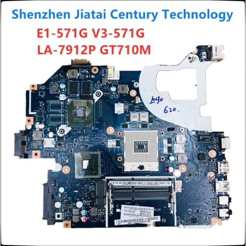 Q5WVH LA-7912P motherboard for ACER V3-571G E1-571G V3-531 E1-531 notebook motherboard PGA989 GT710M DDR3 100% test OK