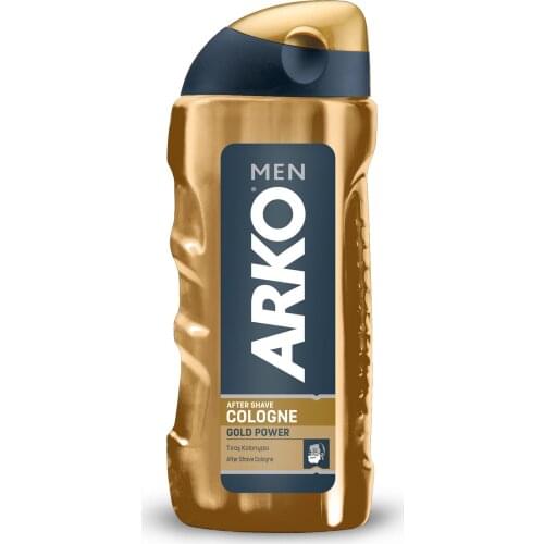 Arko Men Shaving Cologne Gold Power 250 Ml After shave lotion alum stone after shaving balm shaving lotion